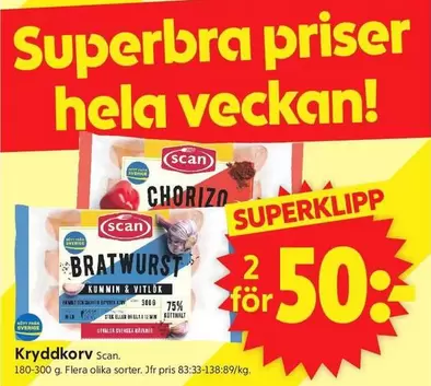 Scan - BRATWURST CHORIZO