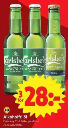 Carlsberg - Alkoholfri Öl