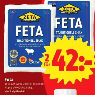 Zeta - Feta Traditionell Smak