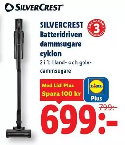 silvercrest - Batteridriven dammsugare cyklon