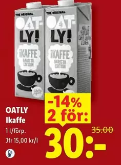 Oatly - Ikaffe Barista Edition