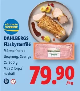Fläskytterfilé Mörmarinerad