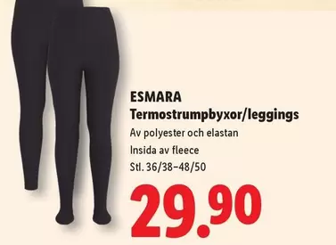 Termostrumbyxor/leggings