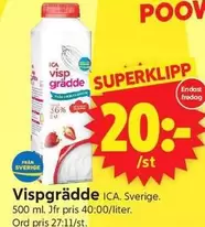 Vispgrädde