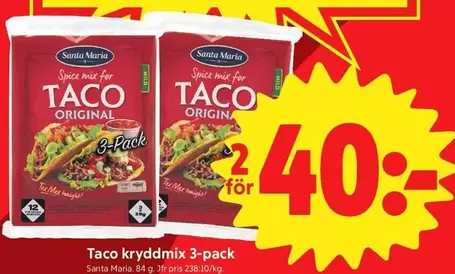 Santa Maria - Taco kryddmix