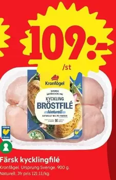 Kronfågel - Färsk kycklingfilé