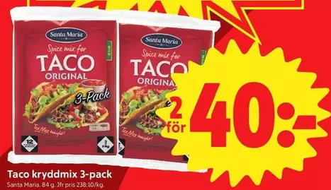 Santa Maria - Taco kryddmix
