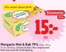 Milda - Margarin Mat & Bak