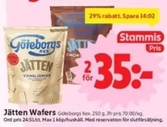 Göteborgs - Jätten Wafers