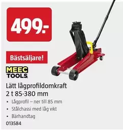 Meec Tools - Lätt lågprofildomkraft 2 t 85-380 mm