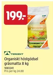 Organiskt höstgödsel gräsmatta 8 kg