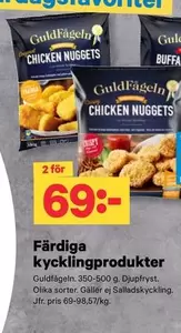 Guldfågeln - Färdiga kycklingprodukter