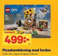 LEGO - Pizzahemkörning med fordon