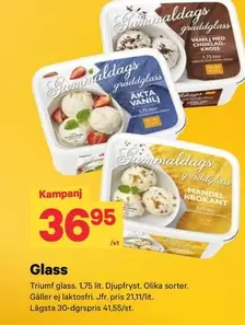 Triumf glass - Gräddglass