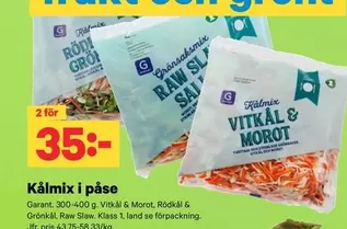 Garant - Kålmix i påse