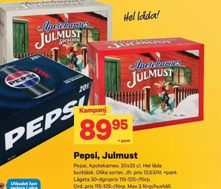Apotekarnes - Pepsi, Julmust