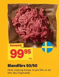 Blandfärs 50/50