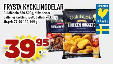 Guldfågeln - FRYSTA KYCKLINGDELAR