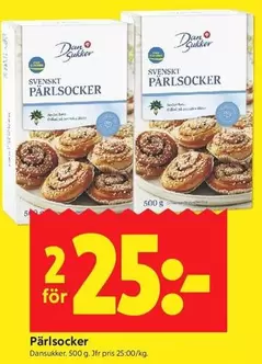 Dansukker - Pärlsocker