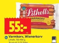 Lithells - Varmkorv, Wienerkorv