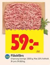 Fläskfärs