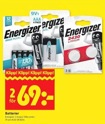 Batterier