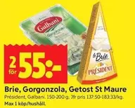 Galbani - Brie, Gorgonzola, Getost St Maure
