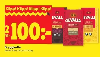 gevalia - Bryggkaffe