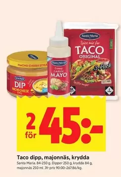 Santa Maria - Taco dipp, majonnäs, krydda