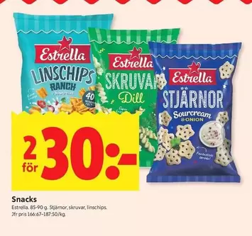 Estrella - Linchips, Skruvar, Stjärnor