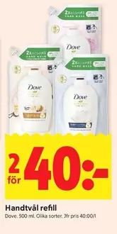 Dove - Handtvål refill