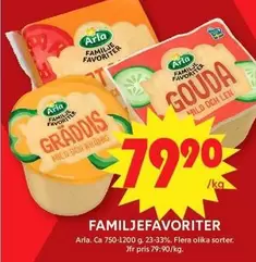 Arla - GRÄDDIS MILD OCH KRÄMIG, GOUDA MILD OCH LEN