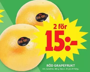 RÖD GRAPEFRUKT