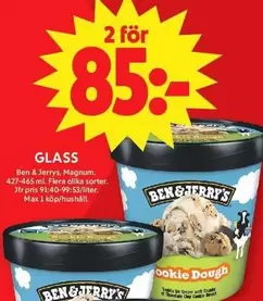 Ben & Jerry's - Glass