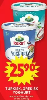 Arla - TURKISK, GREKISK YOGHURT