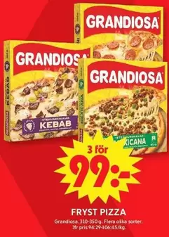 Grandiosa - Fryst Pizza