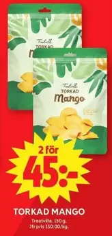 Torkad Mango