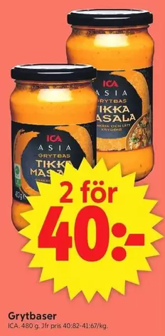 Tikka Masala Grytbaser
