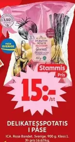 Gourmet - DELIKATESSPOTATIS I P
A
S
E