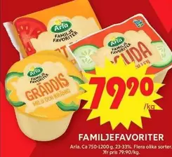 Arla - FAMILJEFÄVORITER