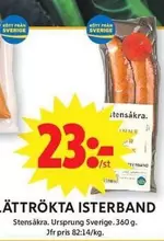 LÄTTRÖKTA ISTERBAND