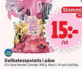 Gourmet - Delikatesspotatis i påse