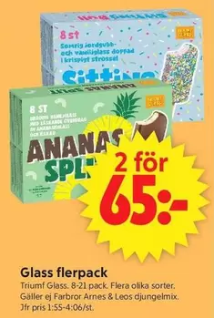 Triumf glass - Ananas Split