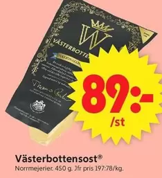 norrmejerier - Västerbottensost
