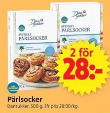 Dansukker - Pärlsocker