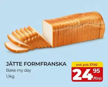 JÄTTE FORMFRANSKA
