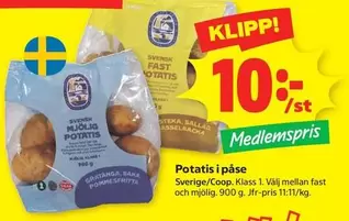 Coop - Potatis i påse