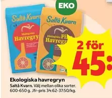 Saltå kvarn - Ekologiska havregryn