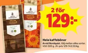 Arvid Nordquist - Hela kaffebönor
