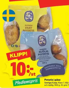Potatis i påse